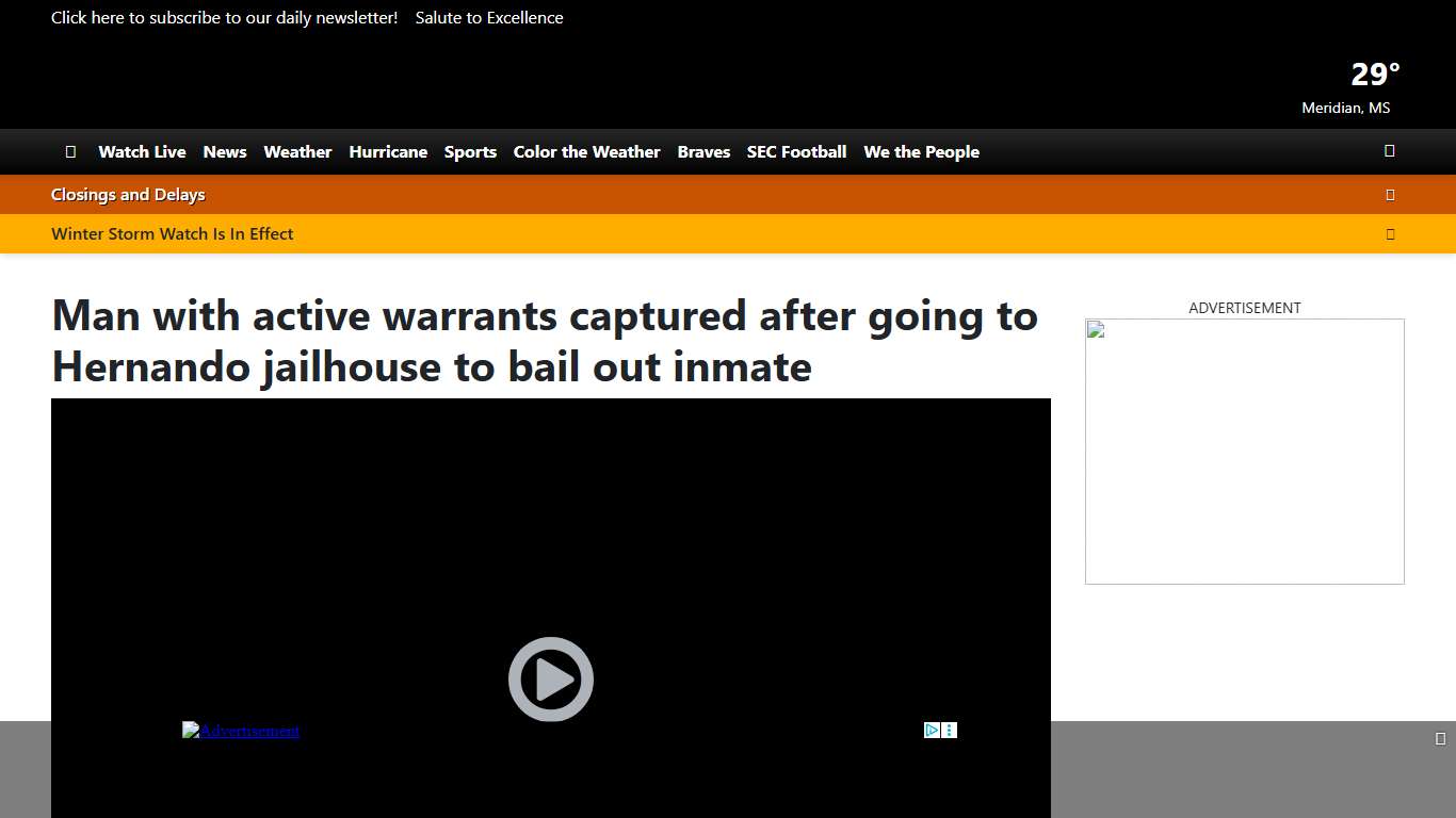 Man with active warrants captured after going to Hernando jailhouse to bail out inmate